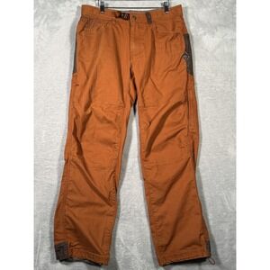 Prana Stretch Zion Pants Mens 34x32 Outdoor Hiking Continuum Double Knee
